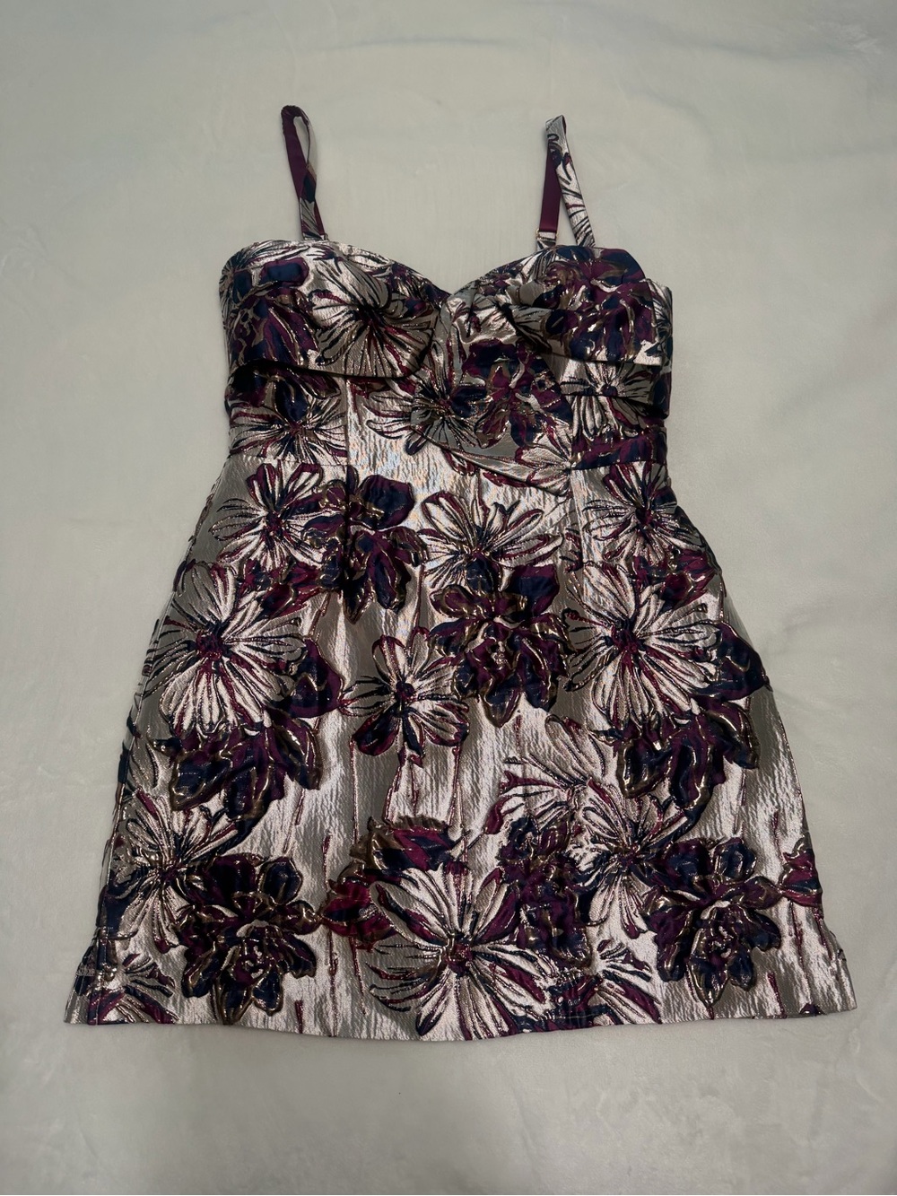 NWT Lilly Pulitzer Kavia Skirted Romper In Low Tide Navy X Amaretto Cherry Fete